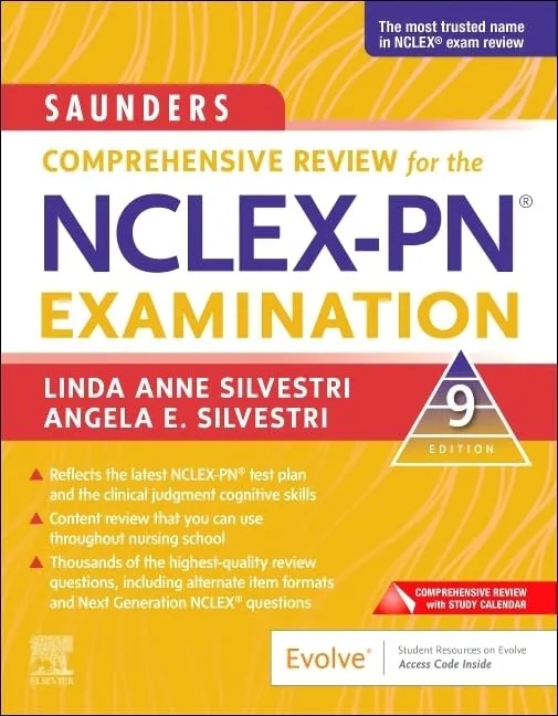 Saunders Comprehensive Review for NCLEX-PN® Exam, 9th Edition - 4600+ Questions & Strategies