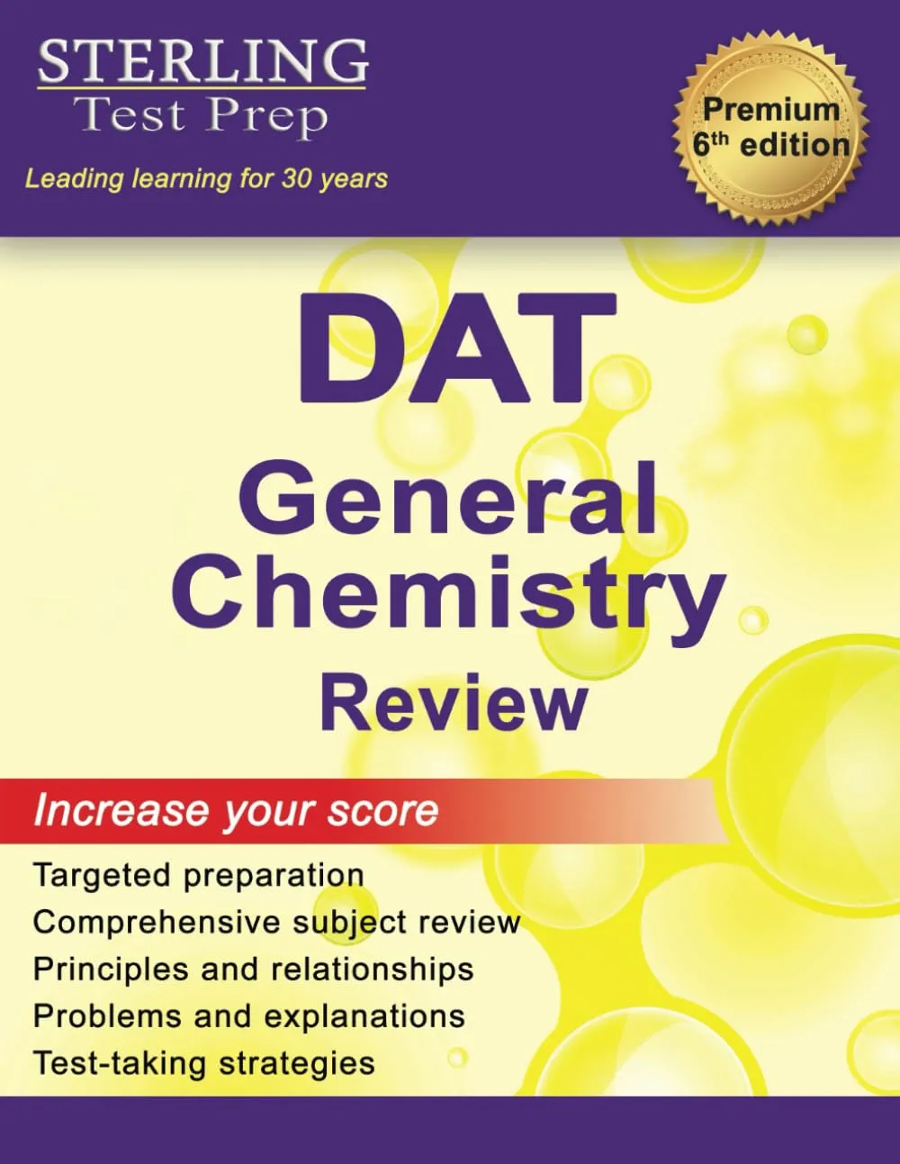 Sterling Test Prep DAT General Chemistry Review 2024-2025 - Complete Subject Study Aid