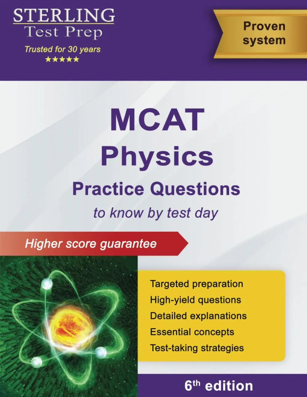 Sterling Test Prep MCAT Physics Practice Questions - High Yield with Detailed Explanations