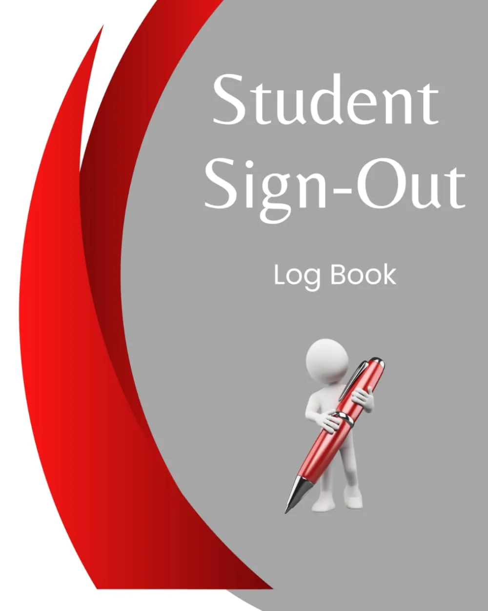 Student Sign Out Log Book for Classroom Attendance Tracking