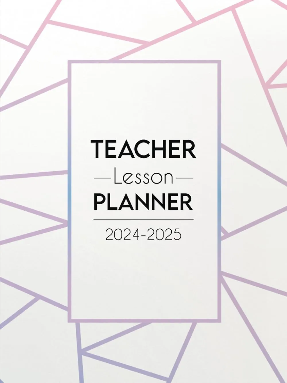 Teacher Lesson Planner 2024-2025 - Weekly & Monthly Agenda, Academic Year Organizer