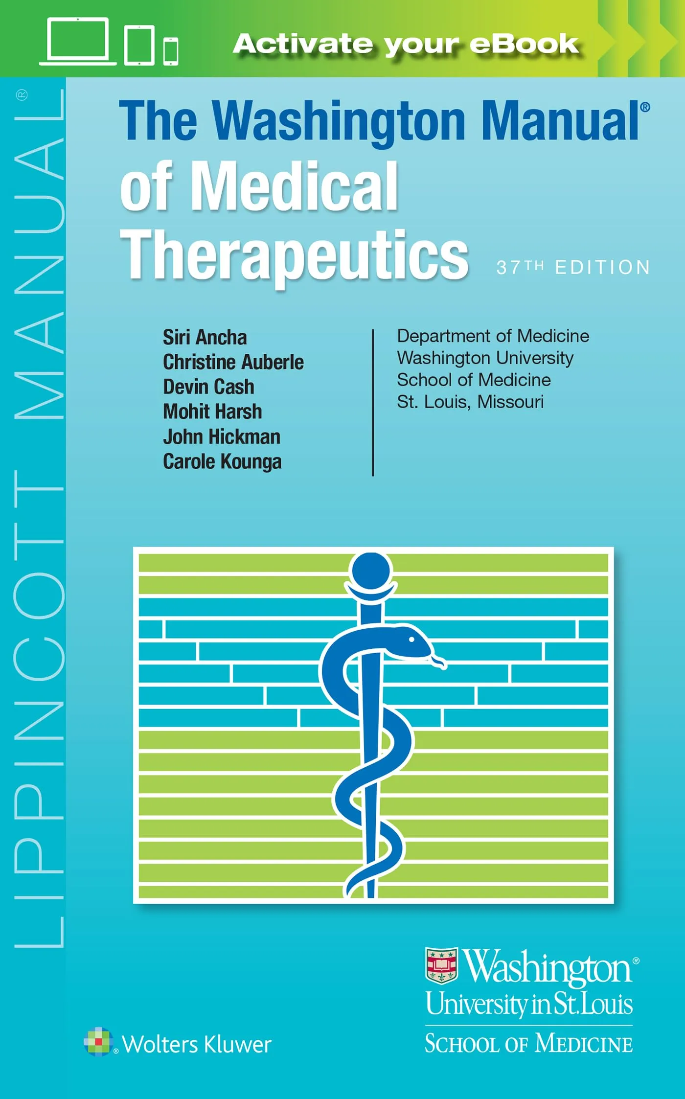 The Washington Manual of Medical Therapeutics 37th Edition by McGraw-Hill Education