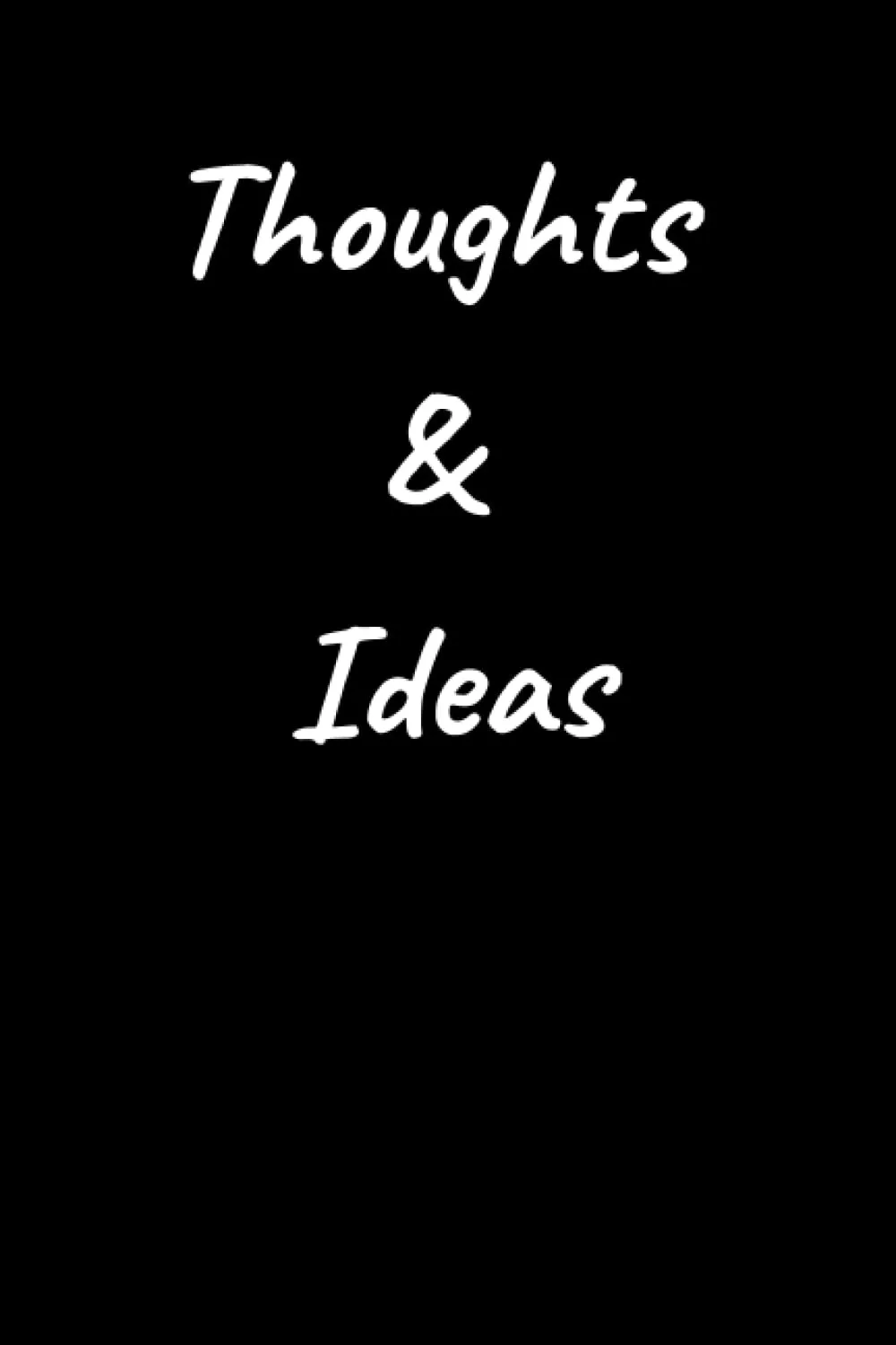 Thoughts & Ideas Work Notebook for Office Use