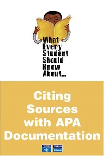 What Every Student Should Know About Citing Sources with APA Documentation Book